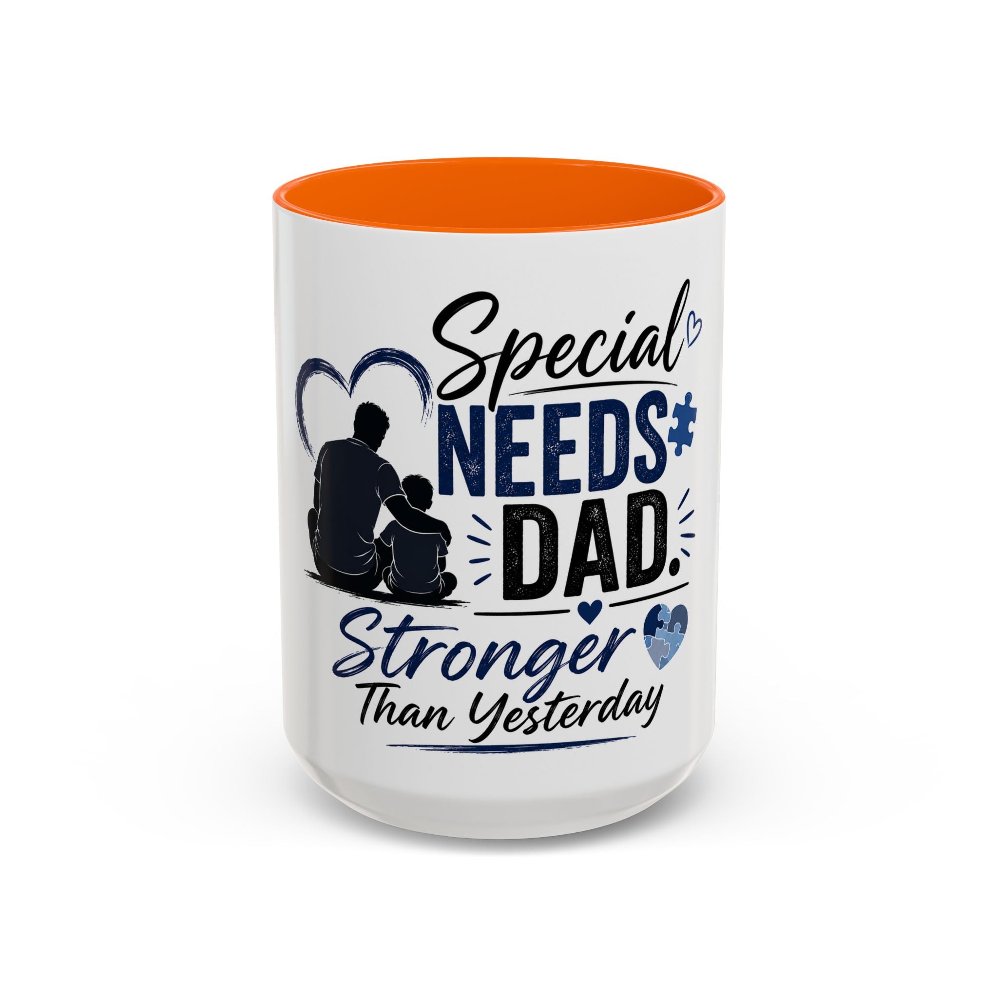 Stronger Than Yesterday — Special Needs Dad Coffee Mug