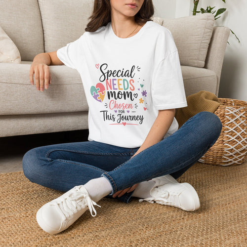 Chosen for This Journey — Classic Special Needs Mom T-Shirt