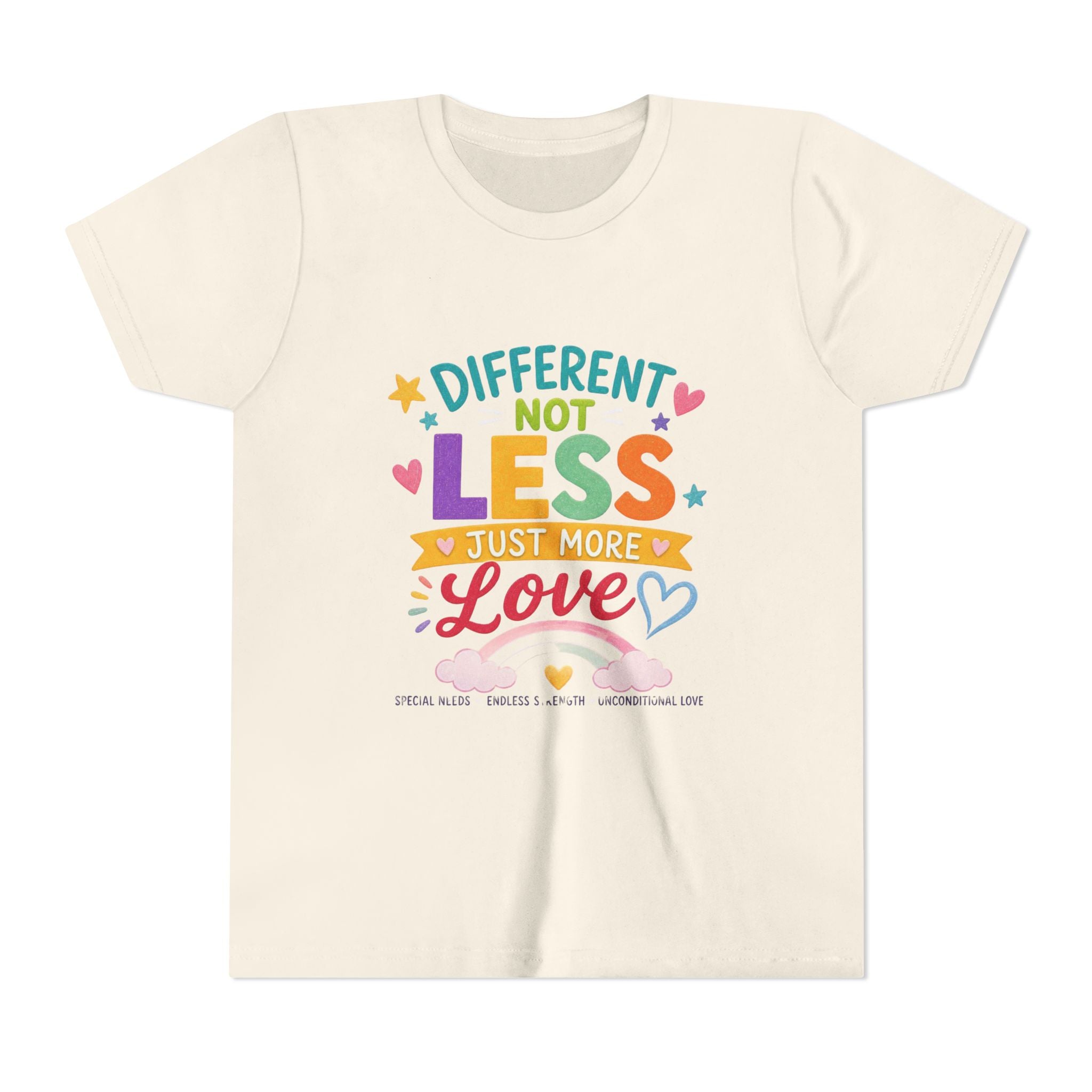 Different, Not Less — Inclusive Special Needs Kids’ T-Shirt