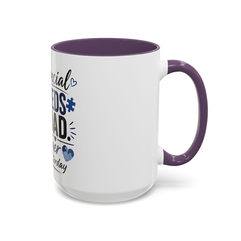 Stronger Than Yesterday — Special Needs Dad Coffee Mug