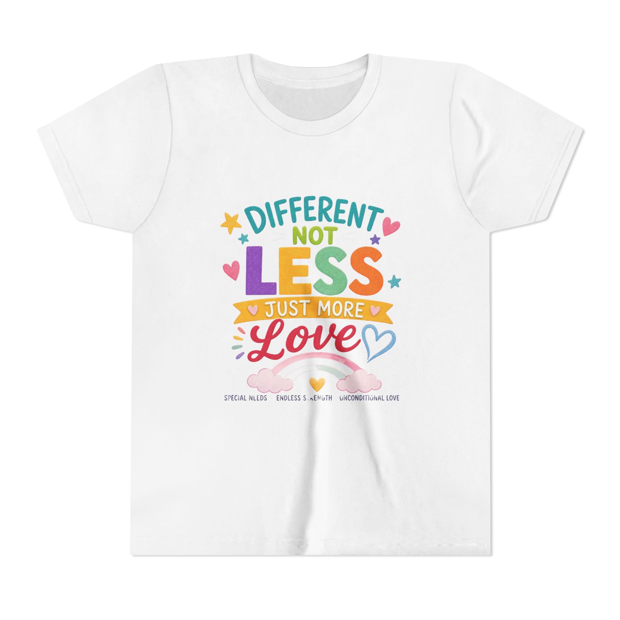 Different, Not Less — Inclusive Special Needs Kids’ T-Shirt