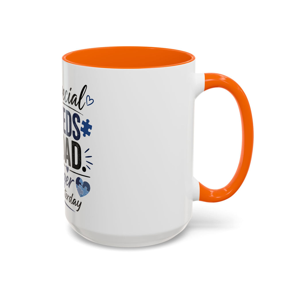 Stronger Than Yesterday — Special Needs Dad Coffee Mug