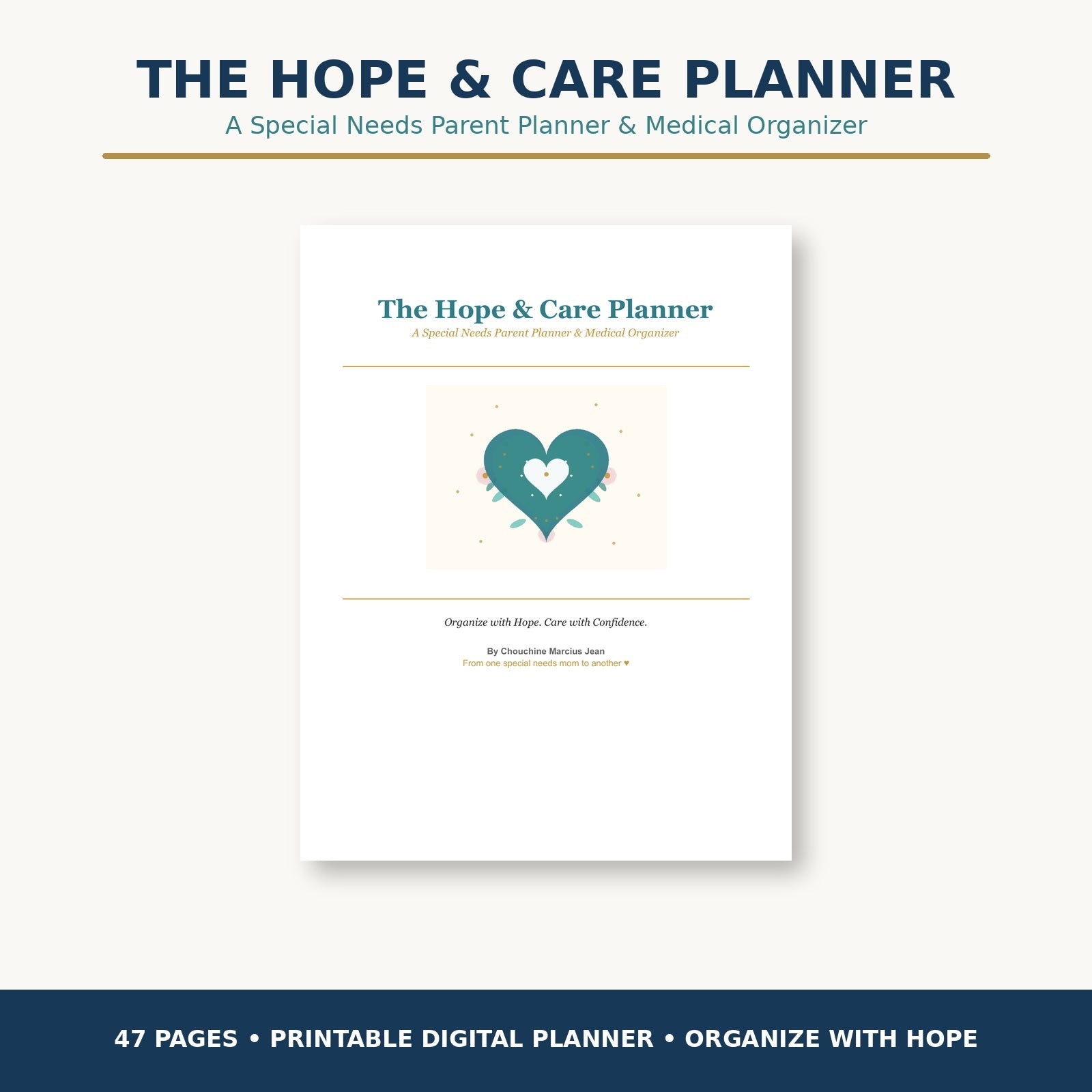 The Hope and Care Planner special needs parent planner and medical organizer
