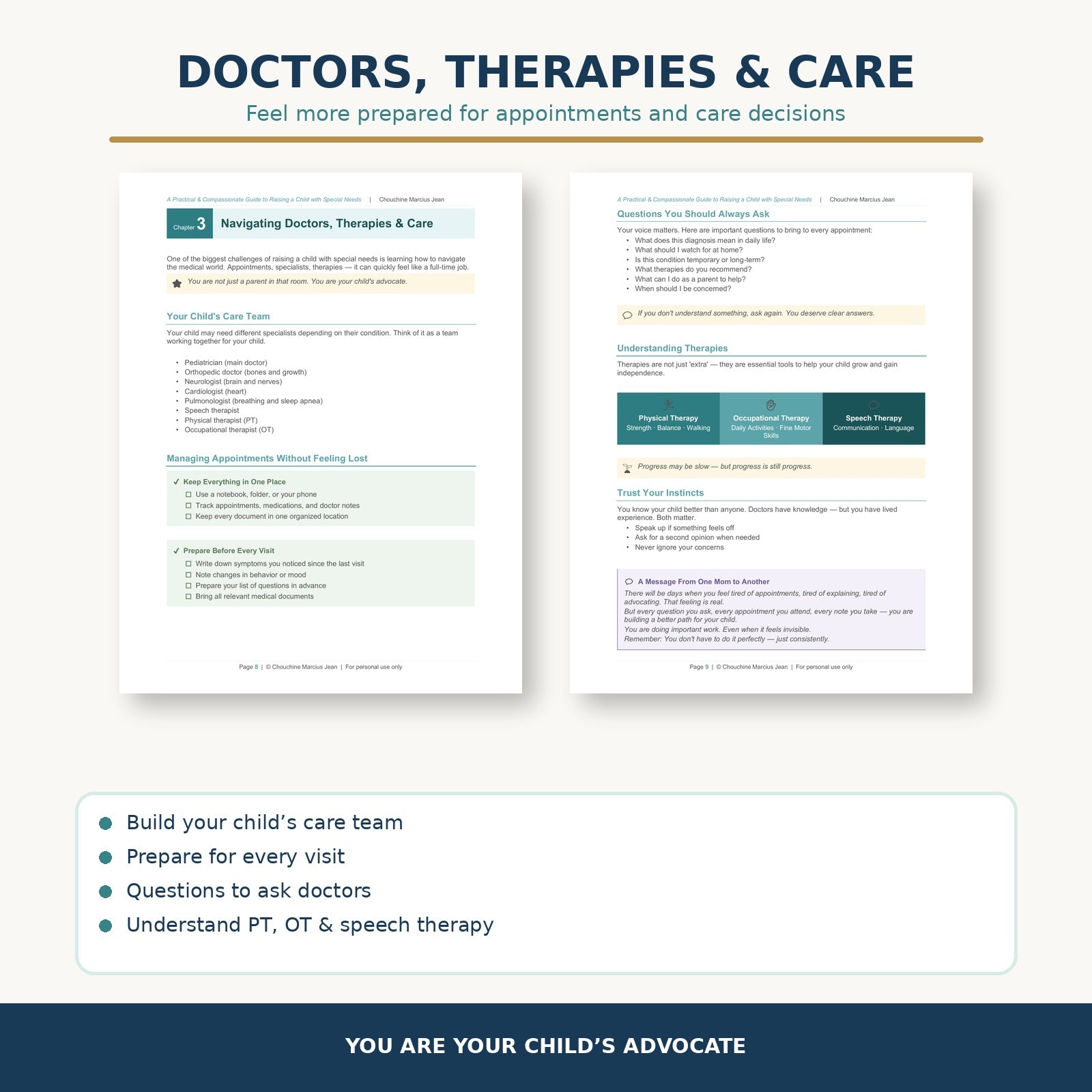 Special needs parenting guide doctors therapies and care pages
